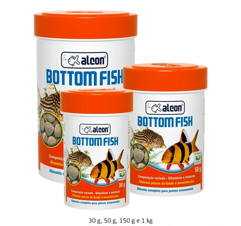 Todas as apresentações de embalagens Alcon Bottom Fish