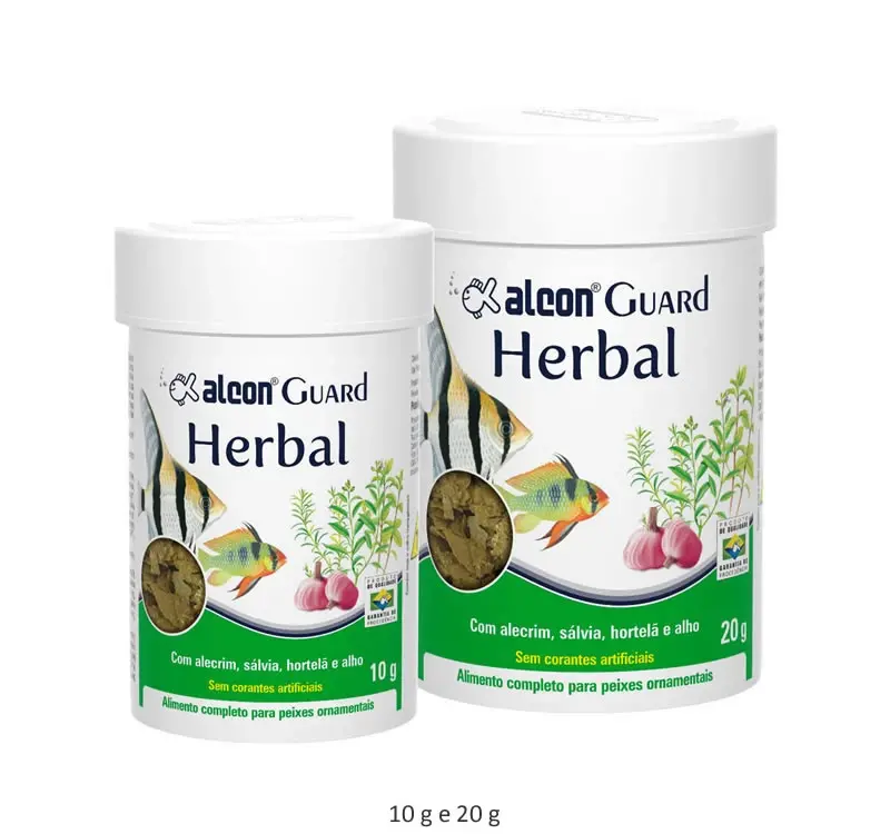 Todas as apresentações de embalagens Alcon Guard Herbal