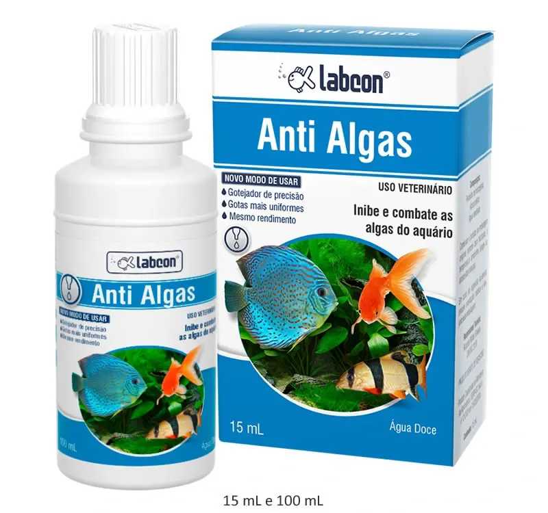 Todas as apresentações de embalagens Labcon Anti Algas