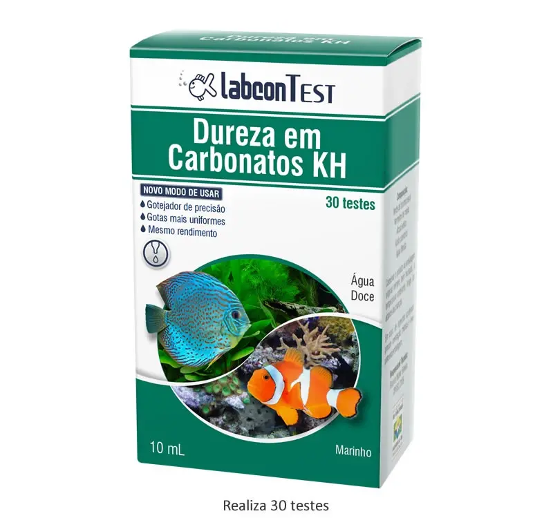 Todas as apresentações de embalagens Labcon Test Dureza em Carbonatos KH